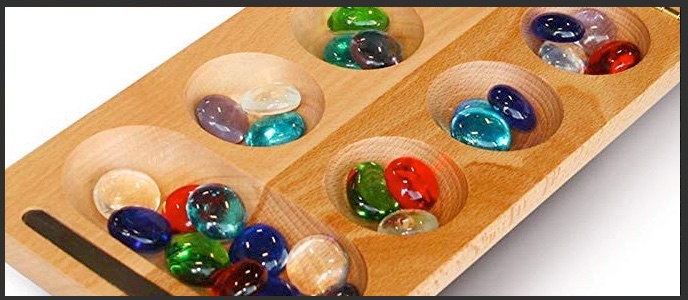 A mancala board.