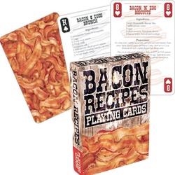 Bacon Recipes Playing Cards