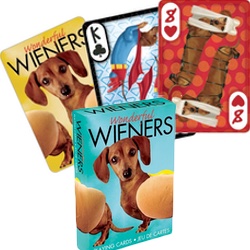Wiener Dog Themed Playing Cards