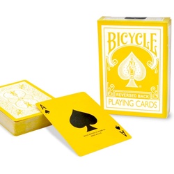 Yellow Reversed Playing Cards