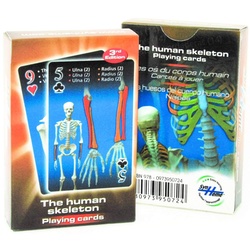 Human Skeleton Playing Cards