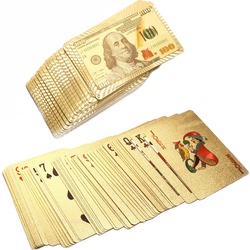 Gold Money Playing Cards
